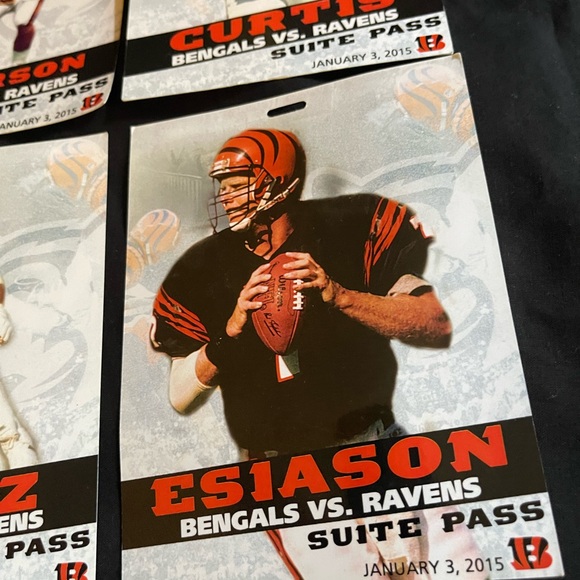 Collection of CINCINNATI BENGALS (SUITE PASSES! Memorabilia!! BENGALS HISTORY - Picture 4 of 9